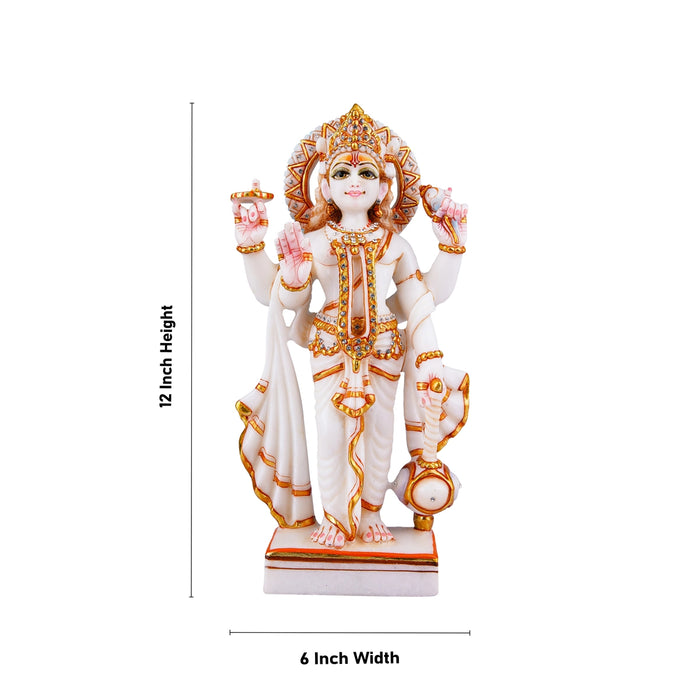 Laxmi Vishnu Murti Pair | Vishnu Marble Idol | Vishnu Moorti Bhandar