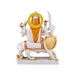 Durga Murti - 15 x 10 Inches | Marble Murti/ Durga Idol/ Painted Durga Statue for Pooja - Fibre Murties