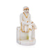 Saibaba Statue - 9 x 4.5 Inches | Marble Murti/ Painted Sai Baba Vigraham for Pooja - Fibre Murties