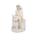 Saibaba Statue - 9 x 4.5 Inches | Marble Murti/ Painted Sai Baba Vigraham for Pooja - Fibre Murties