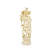 Krishna Murti - 15 x 4 Inches | Marble Dust Murti/ Standing Krishna Statue for Pooja - Fibre Murties