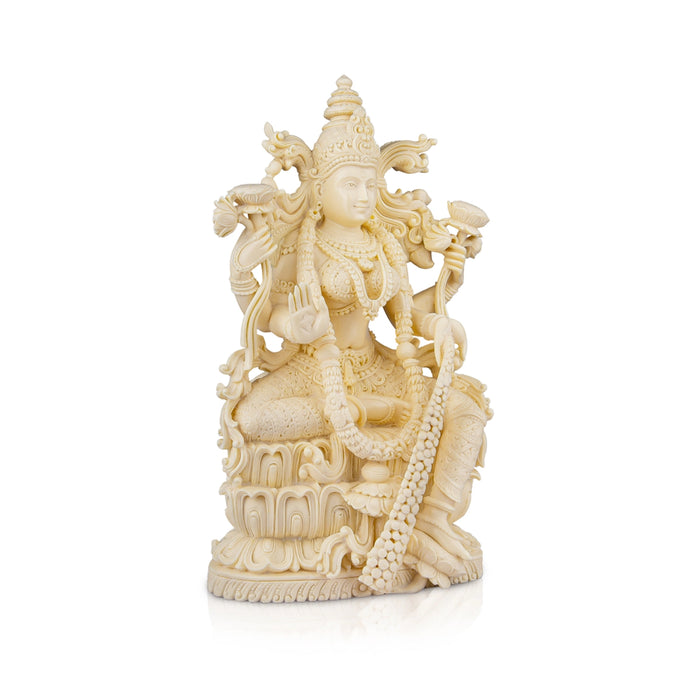 Lakshmi Idol - 15 x 4 Inches | Marble Dust Murti/ Lakshmi Murti for Pooja