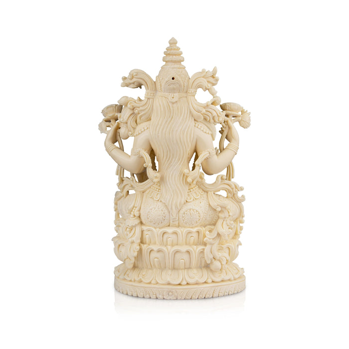 Lakshmi Idol - 15 x 4 Inches | Marble Dust Murti/ Lakshmi Murti for Pooja