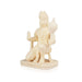Anjaneya Statue - 7 x 4 Inches | Marble Dust Murti/ Sitting Hanuman Statue for Pooja - Fibre Murties
