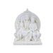 Shiv Family Murti - 8 x 6.5 Inches | Marble Dust Murti/ Shiva Family Statue/ Lord Shiva Family Idol for Pooja - Fibre Murties