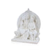 Shiv Family Murti - 8 x 6.5 Inches | Marble Dust Murti/ Shiva Family Statue/ Lord Shiva Family Idol for Pooja - Fibre Murties
