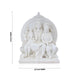 Shiv Family Murti - 8 x 6.5 Inches | Marble Dust Murti/ Shiva Family Statue/ Lord Shiva Family Idol for Pooja - Fibre Murties