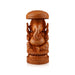 Chatri Ganesh Murti - 8 x 4 Inches | Wooden Statue/ Ganpati Murti/ Vinayaka Statue for Pooja - Wooden Murties