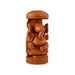 Chatri Ganesh Murti - 8 x 4 Inches | Wooden Statue/ Ganpati Murti/ Vinayaka Statue for Pooja - Wooden Murties