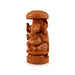 Chatri Ganesh Murti - 8 x 4 Inches | Wooden Statue/ Ganpati Murti/ Vinayaka Statue for Pooja - Wooden Murties