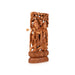 Radha Krishna Murti - 15 x 7 Inches | Wooden Statue/ Radha Krishna Idol Standing Under Tree for Pooja - Wooden Murties