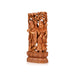Radha Krishna Murti - 15 x 7 Inches | Wooden Statue/ Radha Krishna Idol Standing Under Tree for Pooja - Wooden Murties