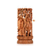 Radha Krishna Murti - 15 x 7 Inches | Wooden Statue/ Radha Krishna Idol Standing Under Tree for Pooja - Wooden Murties