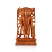 Panchmukhi Hanuman Statue - 12 x 6 Inches | Wooden Statue/ Standing Panchamukhi Hanuman Murti for Pooja - Wooden Murties