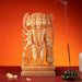 Panchmukhi Hanuman Statue - 12 x 6 Inches | Wooden Statue/ Standing Panchamukhi Hanuman Murti for Pooja - Wooden Murties