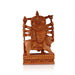 Durga Murti Sitting On Lion - 8 x 5 Inches | Wooden Statue/ Durga Idol/ Durga Statue for Pooja - Wooden Murties