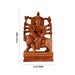 Durga Murti Sitting On Lion - 8 x 5 Inches | Wooden Statue/ Durga Idol/ Durga Statue for Pooja - Wooden Murties