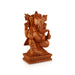 Laxmi Ganesh Murti Pair - 8 x 4.5 Inches | Wooden Statue/ Lakshmi Ganesh Murti/ Ganesh Lakshmi Idol for Pooja - Wooden Murties