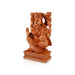 Laxmi Ganesh Murti Pair - 8 x 4.5 Inches | Wooden Statue/ Lakshmi Ganesh Murti/ Ganesh Lakshmi Idol for Pooja - Wooden Murties