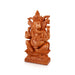 Laxmi Ganesh Murti Pair - 12 x 6 Inches | Sitting Lakshmi Ganesh Idol/ Wooden Statue/ Ganesh Lakshmi Murti for Pooja - Wooden Murties