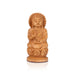 Buddha Statue - 5 x 2.5 Inches | Buddha Murti/ Buddha Idol/ Wooden Statue for Home/ 110 Gms - Wooden Murties