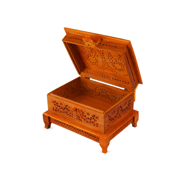 Jhapi Box Giri - Wooden Jali Box | Jewelry Box | Wooden Jewelry Boxes