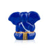 Painted Ganesh Murti - 5 x 2.25 Inches | Aluminium Vinayagar Statue/ Big Ear Ganesha Statue for Pooja - Aluminium Murties