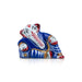Resting Ganesh Murti - 1 Inch | Painted Vinayagar Statue/ Aluminium Ganesha Statue for Pooja - Aluminium Murties