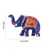 Elephant Statue - 1.5 x 2.5 Inches | Aluminium Trunk Up Elephant Sculpture/ Painted Elephant Idol for Home Decor - Table Stand Accessories