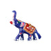 Elephant Statue - 1.5 x 2.5 Inches | Aluminium Airavat Elephant Sculpture/ Painted Elephant Idol for Home Decor - Table Stand Accessories
