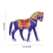 Horse Statue - 4 x 4.5 Inches | Aluminium Statue/ Painted Horse Sculpture/ Horse Idol for Home Decor - Table Stand Accessories