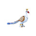 Peacock Statue - 3 x 5.5 Inches | Painted Peacock Idol/ Aluminium Sculpture for Home Decor - Table Stand Accessories