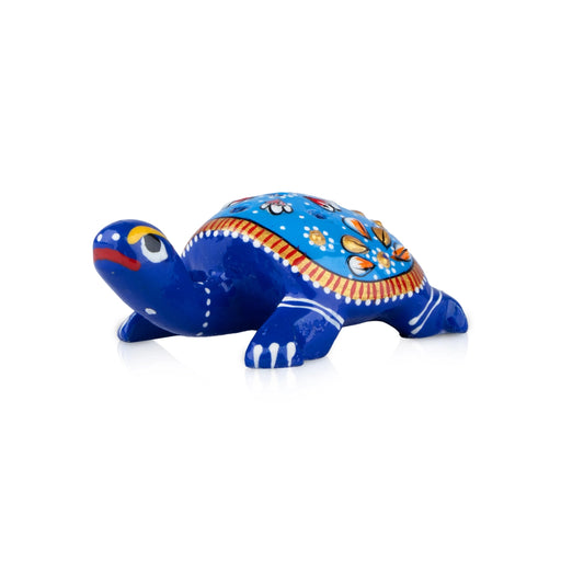 Painted Agarbathi Stand - 1 x 2.5 Inches | Aluminium Agarbatti Holder/ Tortoise Design Incense Stick Holder - Agarbathi Stand