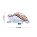 Tortoise Statue Set - 1.5 x 2.5 Inches | Aluminium Sculpture/ White Colour Painted Tortoise Sculpture for Home - Table Stand Accessories