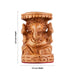 Chatter Ganesh Murti - 2.5 x 1.5 Inches | Wooden Statue/ Ganapati Idol/ Vinayagar Statue for Home Decor - Wooden Murties