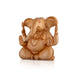 Big Ear Ganesh Murti - 4 x 4 Inches | Ganapati Idol/ Wooden Statue/ Vinayagar Statue for Home Decor - Wooden Murties