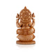 Ganesh Murti - 10 x 6 Inches | Vinayagar Statue/ Wooden Statue/ Flat Ganpati Statue for Pooja - Wooden Murties