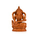 Saraswati Murti - 8 x 5 Inches | Wooden Statue/ Sitting Saraswati Idol for Pooja - Wooden Murties
