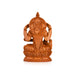 Saraswati Murti - 8 x 5 Inches | Wooden Statue/ Sitting Saraswati Idol for Pooja - Wooden Murties