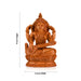 Saraswati Murti - 8 x 5 Inches | Wooden Statue/ Sitting Saraswati Idol for Pooja - Wooden Murties