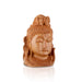 Shiva Bust Statue - 6 x 4 Inches | Wooden Statue/ Shiv Murti/ Shivan Idol for Pooja - Wooden Murties