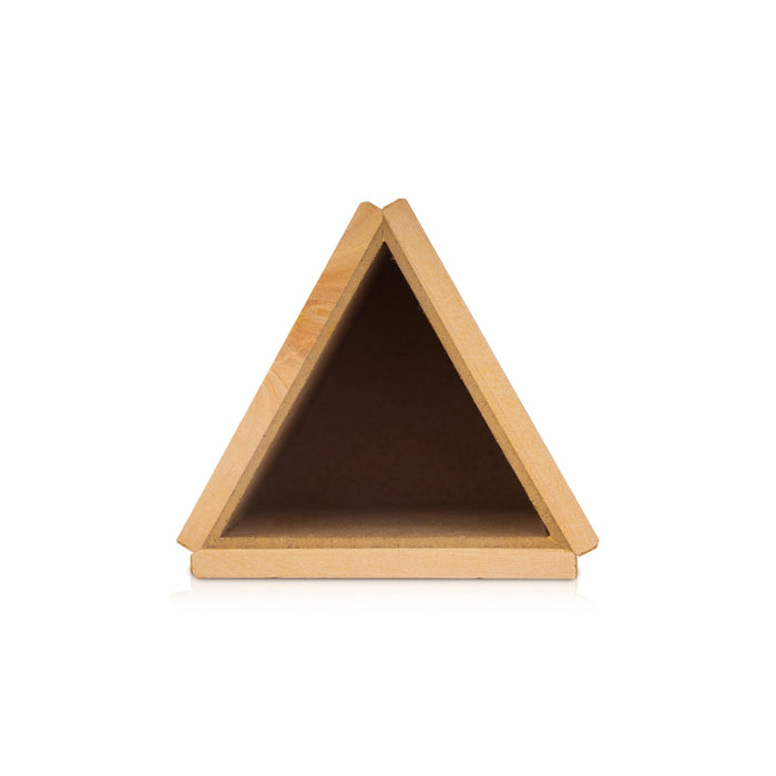 Wooden Pen Stand - 3.5 x 3 Inches | Pen Holder for Desk - Table Stand Accessories