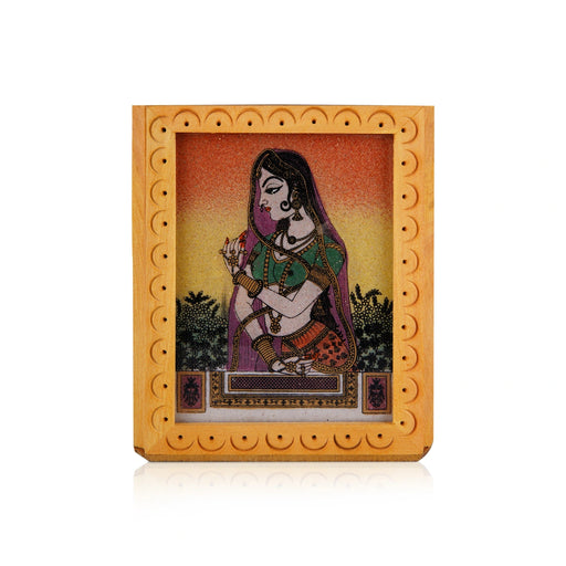 Wooden Pen Stand - 4.5 x 3 Inches | Pen Holder for Desk - Table Stand Accessories