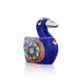 Duck Figurine - 1.5 x 2 Inches | Blue Colour Painted Duck Statue/ Metal Duck Sculpture for Home Decor - Table Stand Accessories