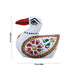 Duck Figurine - 1.5 x 2 Inches | White Colour Painted Duck Sculpture/ Metal Duck Statue for Home Decor - Table Stand Accessories