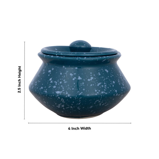 Jar with Lid - 2.5 x 4 Inches | Ceramic Storage Jar/ Storage Container/ Storage Box for Home Decor - Kitchen