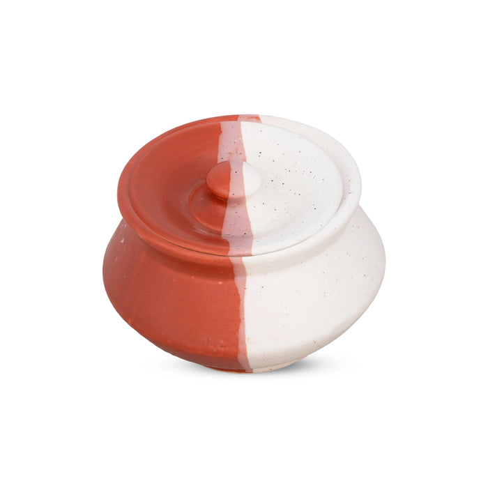 Jar with Lid - 2 x 3.5 Inches | Ceramic Storage Jar/ Storage Container/ Storage Box for Home Decor - Kitchen