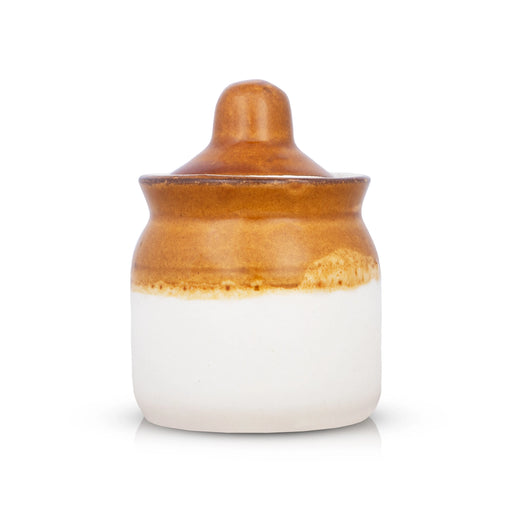 Jar with Lid - 2.5 x 2.5 Inches | Ceramic Storage Jar/ Storage Container/ Storage Box for Home Decor - Kitchen