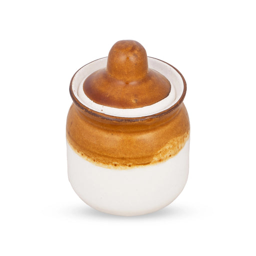 Jar with Lid - 2.5 x 2.5 Inches | Ceramic Storage Jar/ Storage Container/ Storage Box for Home Decor - Kitchen