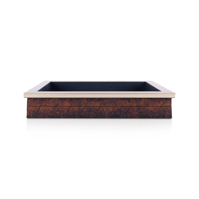 Wooden Tray with Handle - 2.5 x 8 Inches | Wooden Serving Tray/ Picture Tray for Home Decor & Gifting